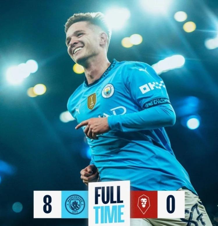 曼城主帅赞誉球队表现，大胜取得联赛领先